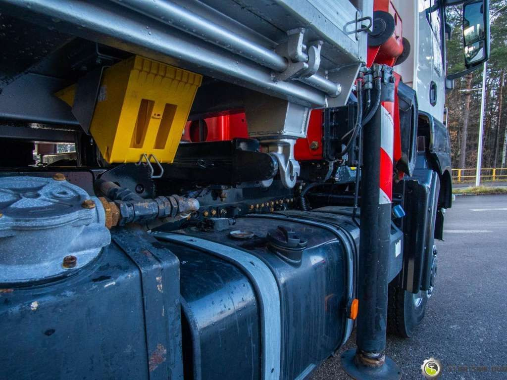 Tipper MAN  TGS 26.360 6x6 PALFINGER PK 18001 EH Crane Kipe: picture 20