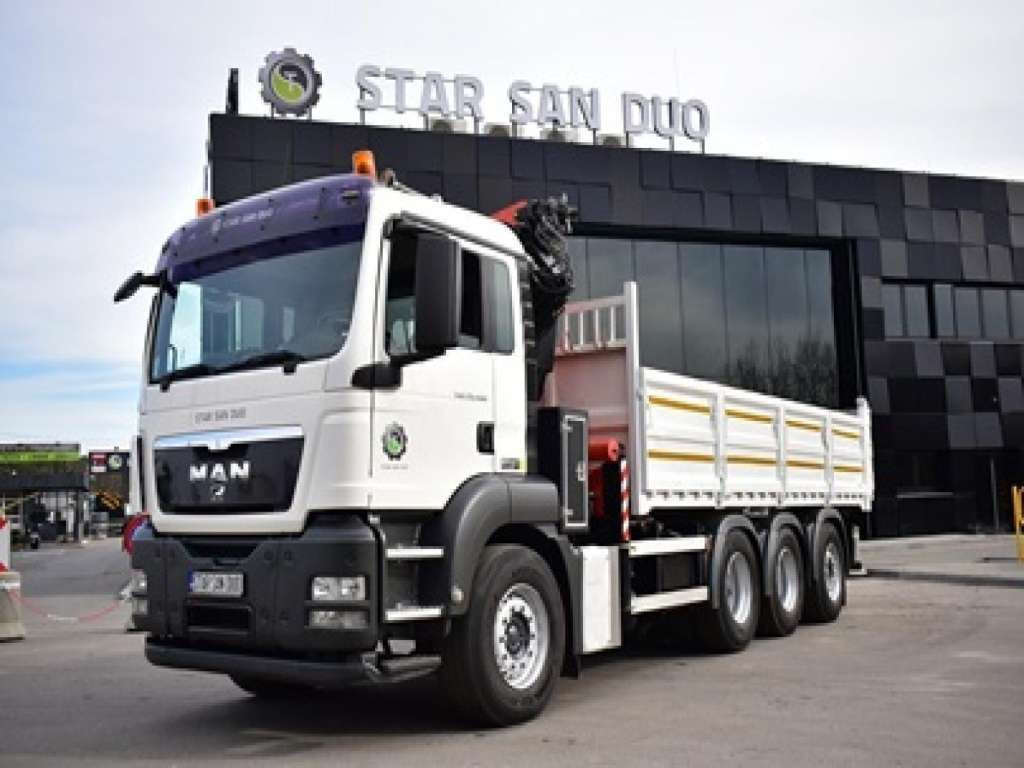 MAN TGS 35.400 8X4 PALFINGER PK 33002 CRANE KIPPER - Crane truck, Tipper: picture 4 MAN TGS 35.400 8X4 PALFINGER PK 33002 CRANE KIPPER - Crane truck, Tipper: picture 4
