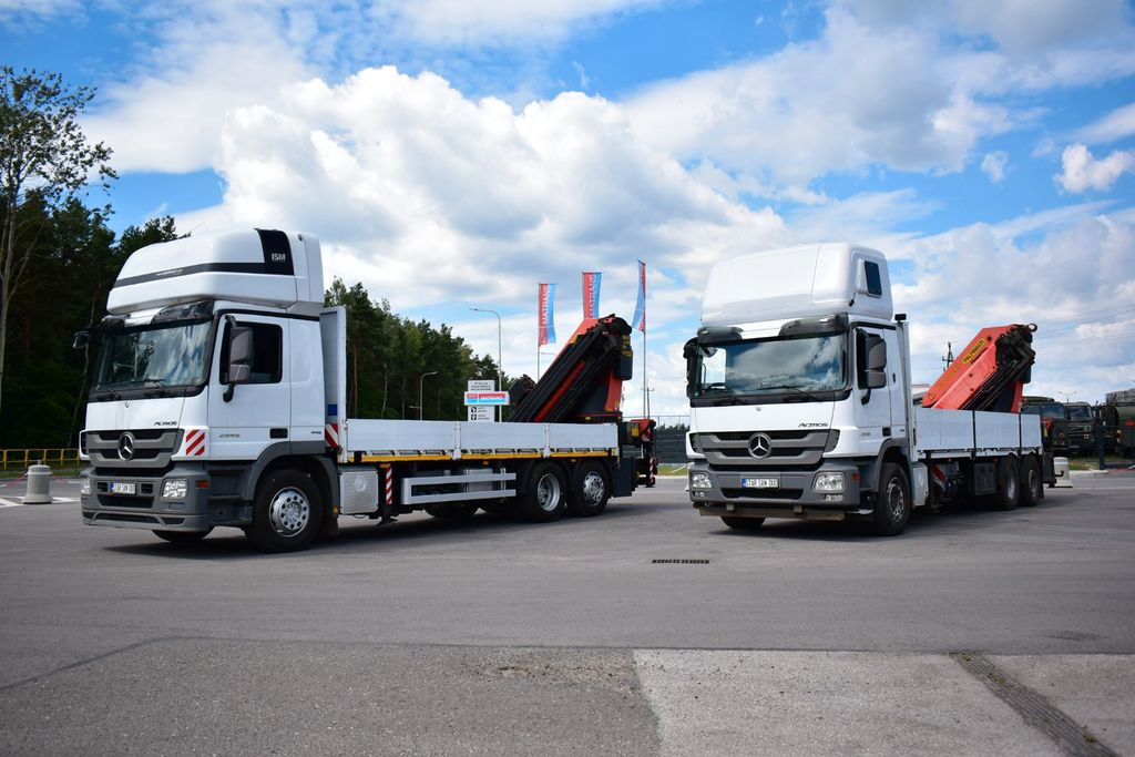 Crane truck, Dropside/ Flatbed truck Mercedes-Benz ACTROS 2546 6x2 Palfinger PK 50002 EURO 5 Cran .: picture 11