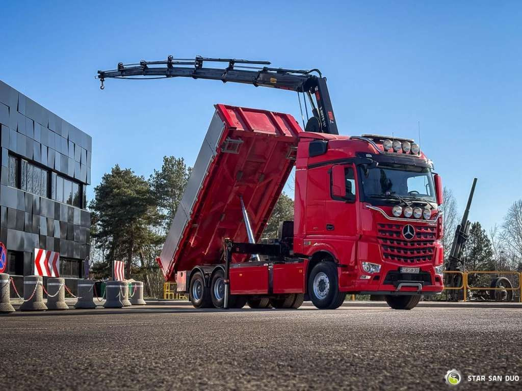 Mercedes-Benz AROCS 3358L 6x4 HIAB 192X-HIPRO E-6 Crane Kippe - Tipper: picture 3 Mercedes-Benz AROCS 3358L 6x4 HIAB 192X-HIPRO E-6 Crane Kippe - Tipper: picture 3