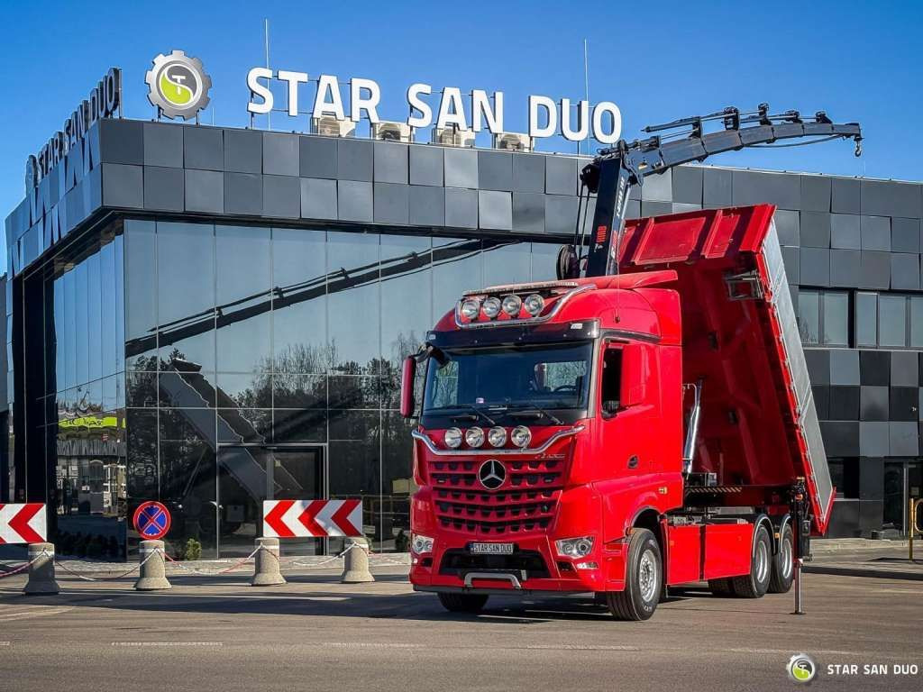 Mercedes-Benz AROCS 3358L 6x4 HIAB 192X-HIPRO E-6 Crane Kippe - Tipper: picture 1 Mercedes-Benz AROCS 3358L 6x4 HIAB 192X-HIPRO E-6 Crane Kippe - Tipper: picture 1