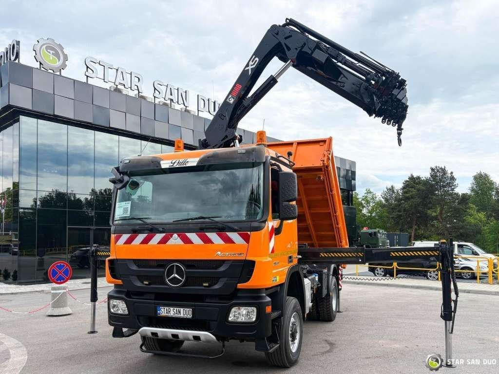 Mercedes-Benz Actros 1841 AK 4x4 Hiab 288E-7 Crane Kipper - Crane truck: picture 4 Mercedes-Benz Actros 1841 AK 4x4 Hiab 288E-7 Crane Kipper - Crane truck: picture 4