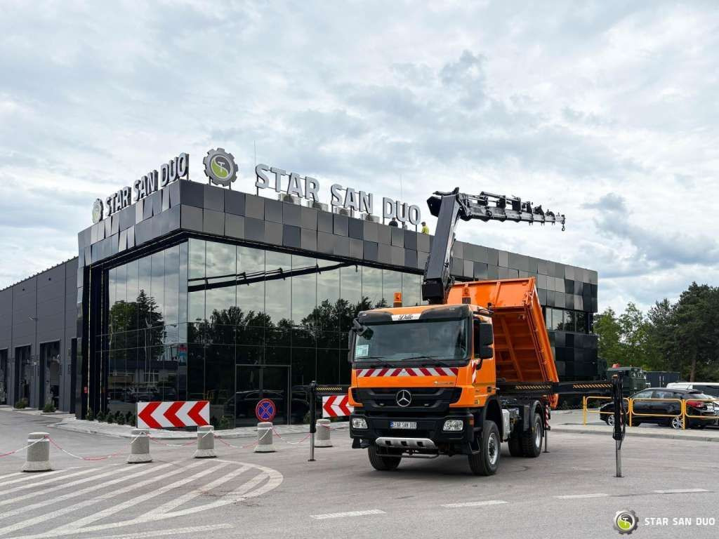 Mercedes-Benz Actros 1841 AK 4x4 Hiab 288E-7 Crane Kipper - Tipper: picture 2 Mercedes-Benz Actros 1841 AK 4x4 Hiab 288E-7 Crane Kipper - Tipper: picture 2