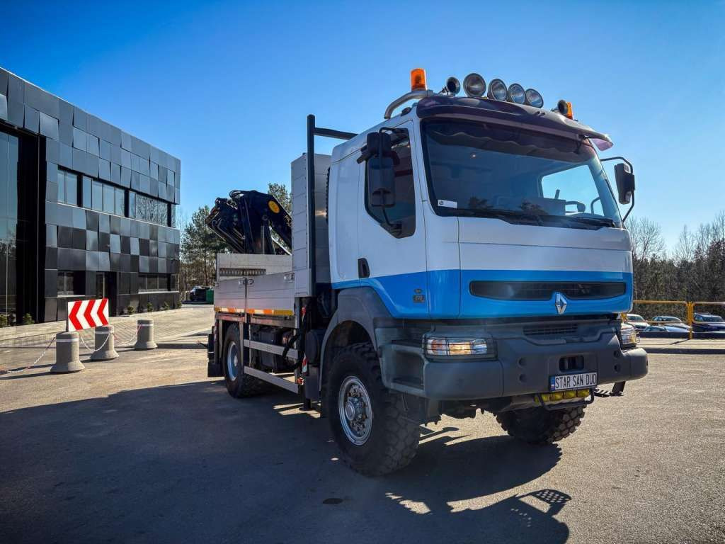 Renault KERAX 270 4x4 PALFINGER PK 16502 CRANE WINCH - Crane truck, Dropside/ Flatbed truck: picture 2 Renault KERAX 270 4x4 PALFINGER PK 16502 CRANE WINCH - Crane truck, Dropside/ Flatbed truck: picture 2