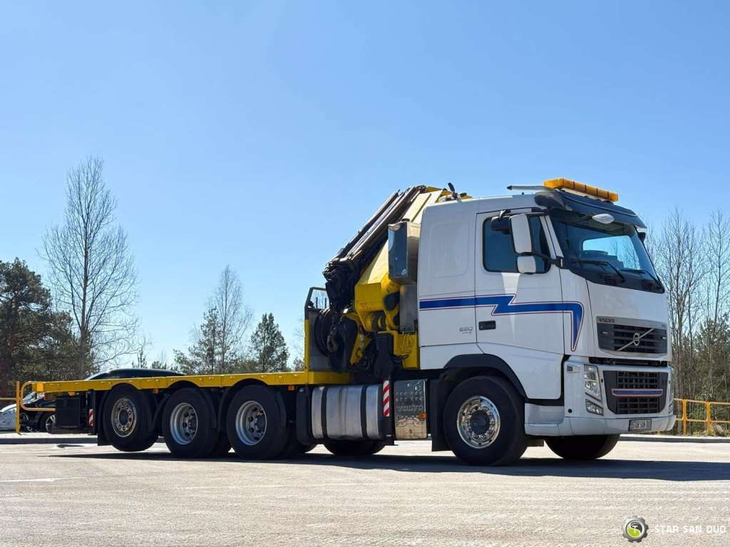 Volvo FH 520 8x4 HMF ODIN K6 EURO 5 FLY JIB Crane - Crane truck: picture 5 Volvo FH 520 8x4 HMF ODIN K6 EURO 5 FLY JIB Crane - Crane truck: picture 5