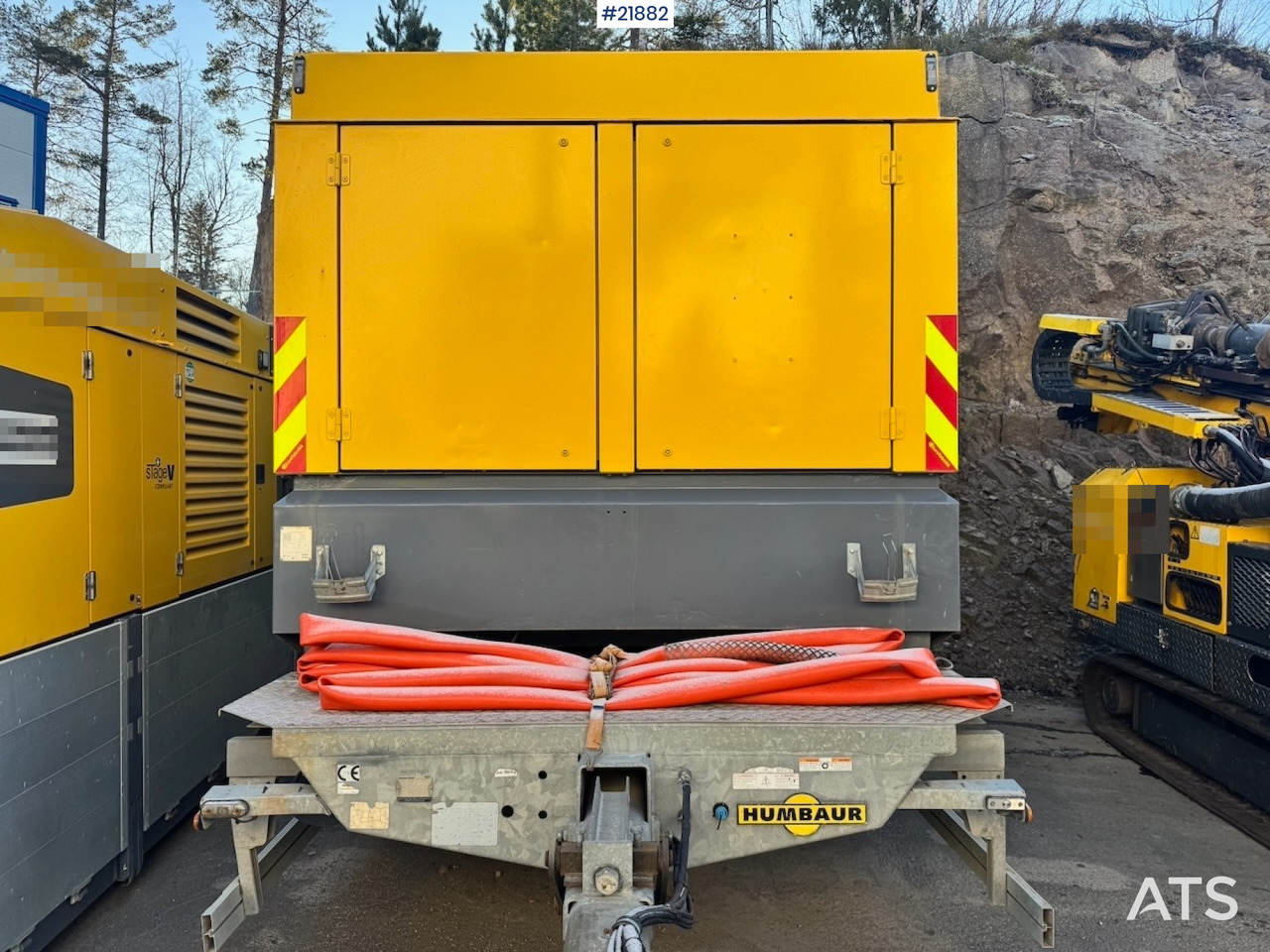 Atlas Copco 2018 Atlas Copco Y35 LuftKompressor på Humbaur understell. - Air compressor: picture 2 Atlas Copco 2018 Atlas Copco Y35 LuftKompressor på Humbaur understell. - Air compressor: picture 2