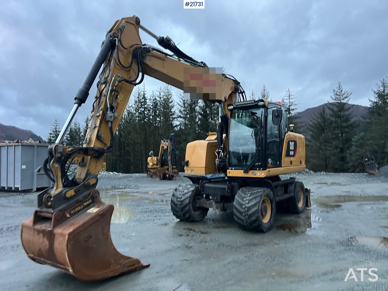 CAT M318F Hjulmaskin m/ oilquick og tannskuffe - Wheel excavator: picture 3 CAT M318F Hjulmaskin m/ oilquick og tannskuffe - Wheel excavator: picture 3