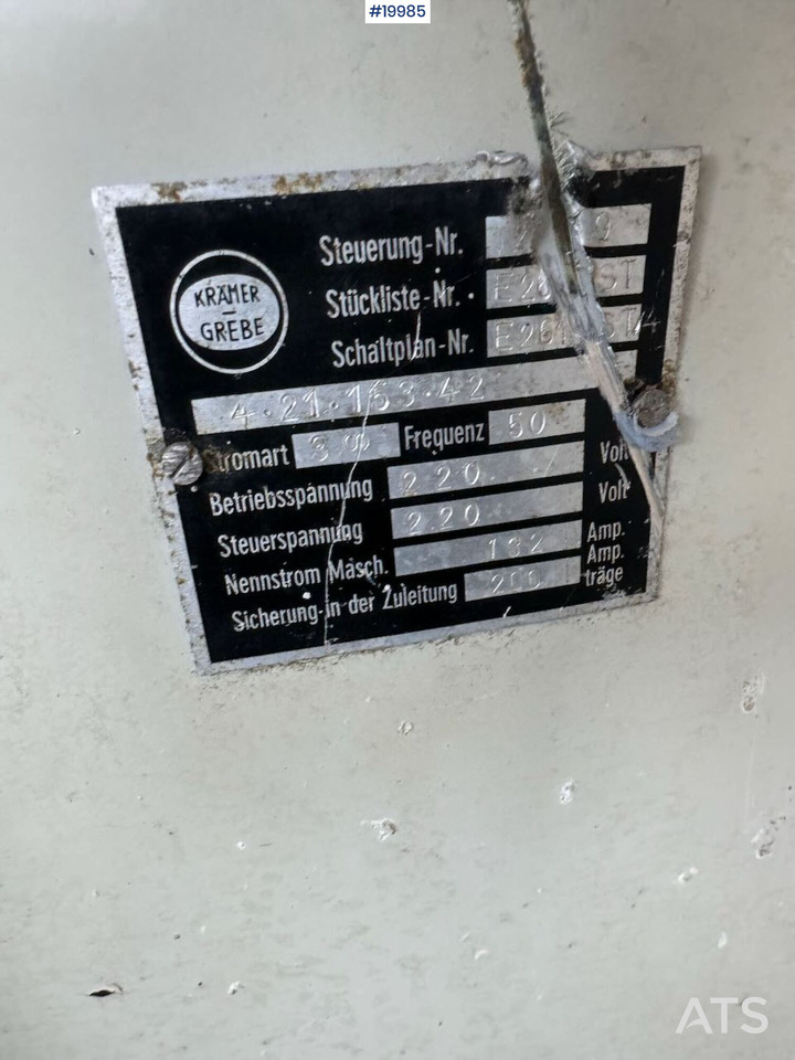 Construction machinery Kramer & Grebe Hakker: picture 9 Construction machinery Kramer & Grebe Hakker: picture 9