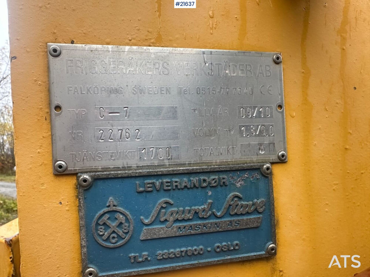 Sand/ Salt spreader Falköping 2010 Falköping mixer C-7: picture 9