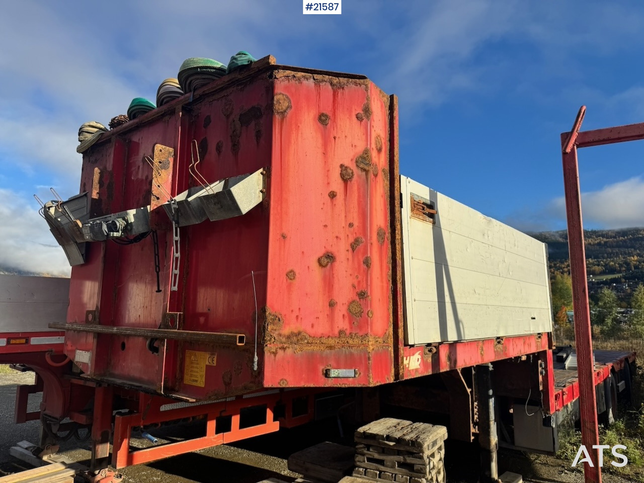 HRD Kransemi - Dropside/ Flatbed semi-trailer: picture 2 HRD Kransemi - Dropside/ Flatbed semi-trailer: picture 2