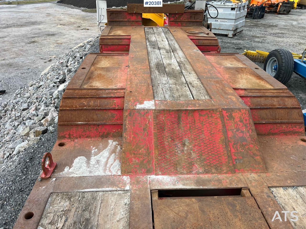 Low loader semi-trailer Hafo 1980 Hafo 3 akslet Brønntralle Rep.Objekt: picture 20