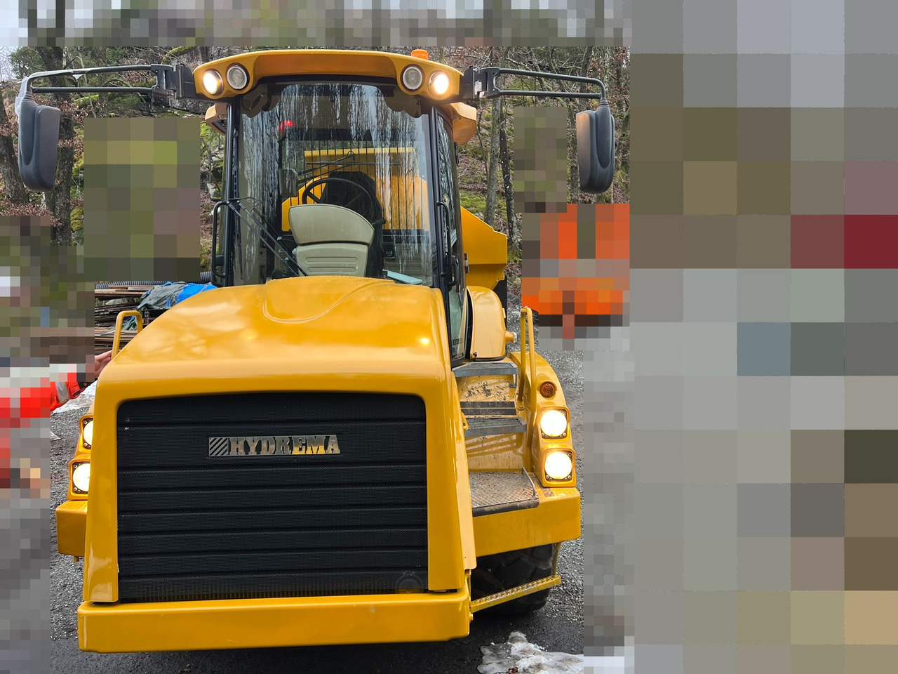 Hydrema 922D Dumper m / hvite skilt - Dumper: picture 2 Hydrema 922D Dumper m / hvite skilt - Dumper: picture 2