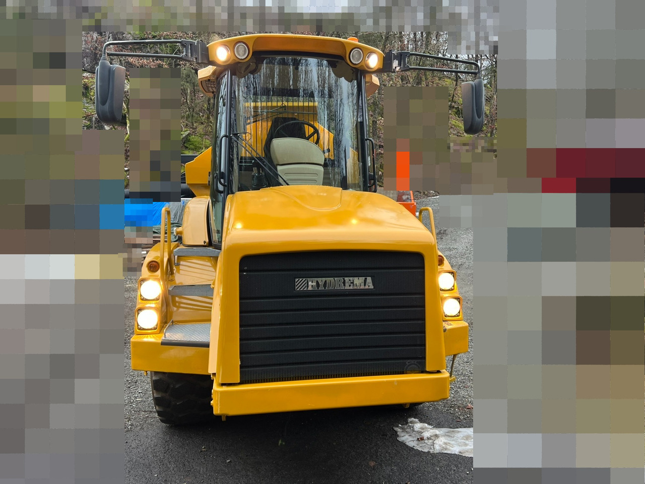 Hydrema 922D Dumper m / hvite skilt - Dumper: picture 3 Hydrema 922D Dumper m / hvite skilt - Dumper: picture 3