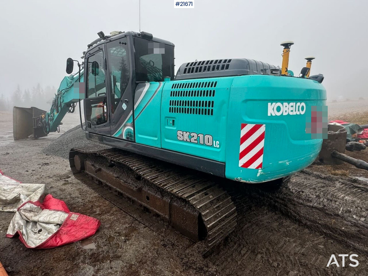 Kobelco SK210LC-10 Beltegraver m/ pusseskuffe, tilt og GPS - Crawler excavator: picture 5 Kobelco SK210LC-10 Beltegraver m/ pusseskuffe, tilt og GPS - Crawler excavator: picture 5