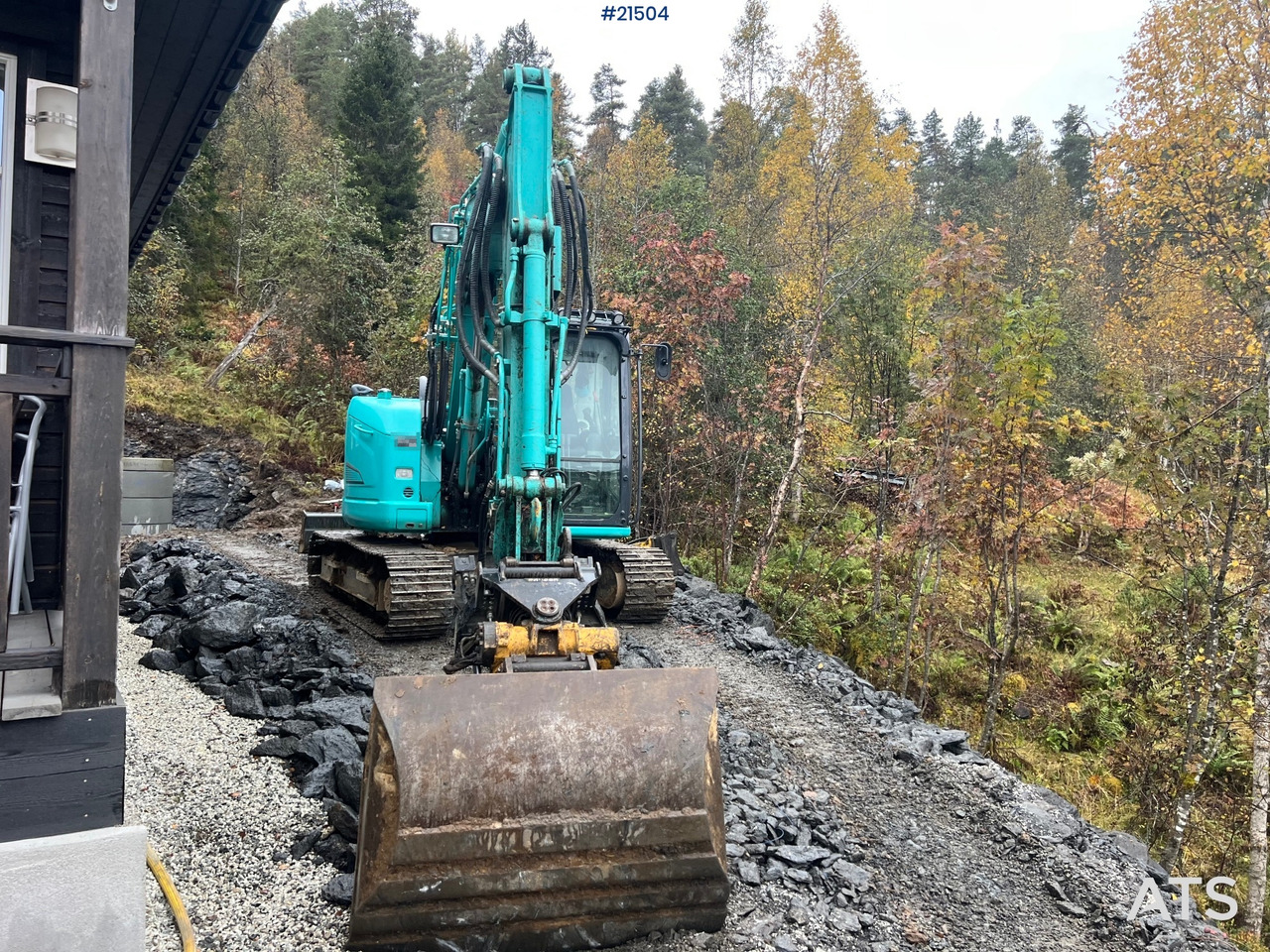 Kobelco Sk75SR-3E gravemaskin m/ pusseskuffe, rototilt og graveskuffe - Crawler excavator: picture 3 Kobelco Sk75SR-3E gravemaskin m/ pusseskuffe, rototilt og graveskuffe - Crawler excavator: picture 3