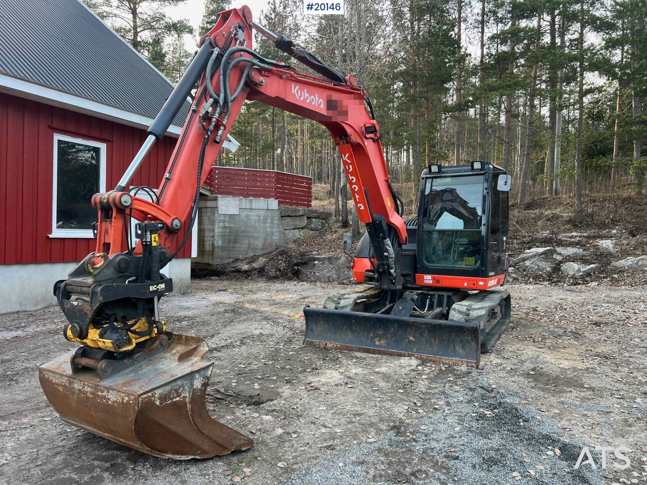 Kubota KX080-4 - Excavator: picture 2 Kubota KX080-4 - Excavator: picture 2