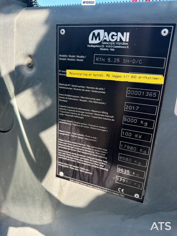 Telescopic handler Magni RTH: picture 24
