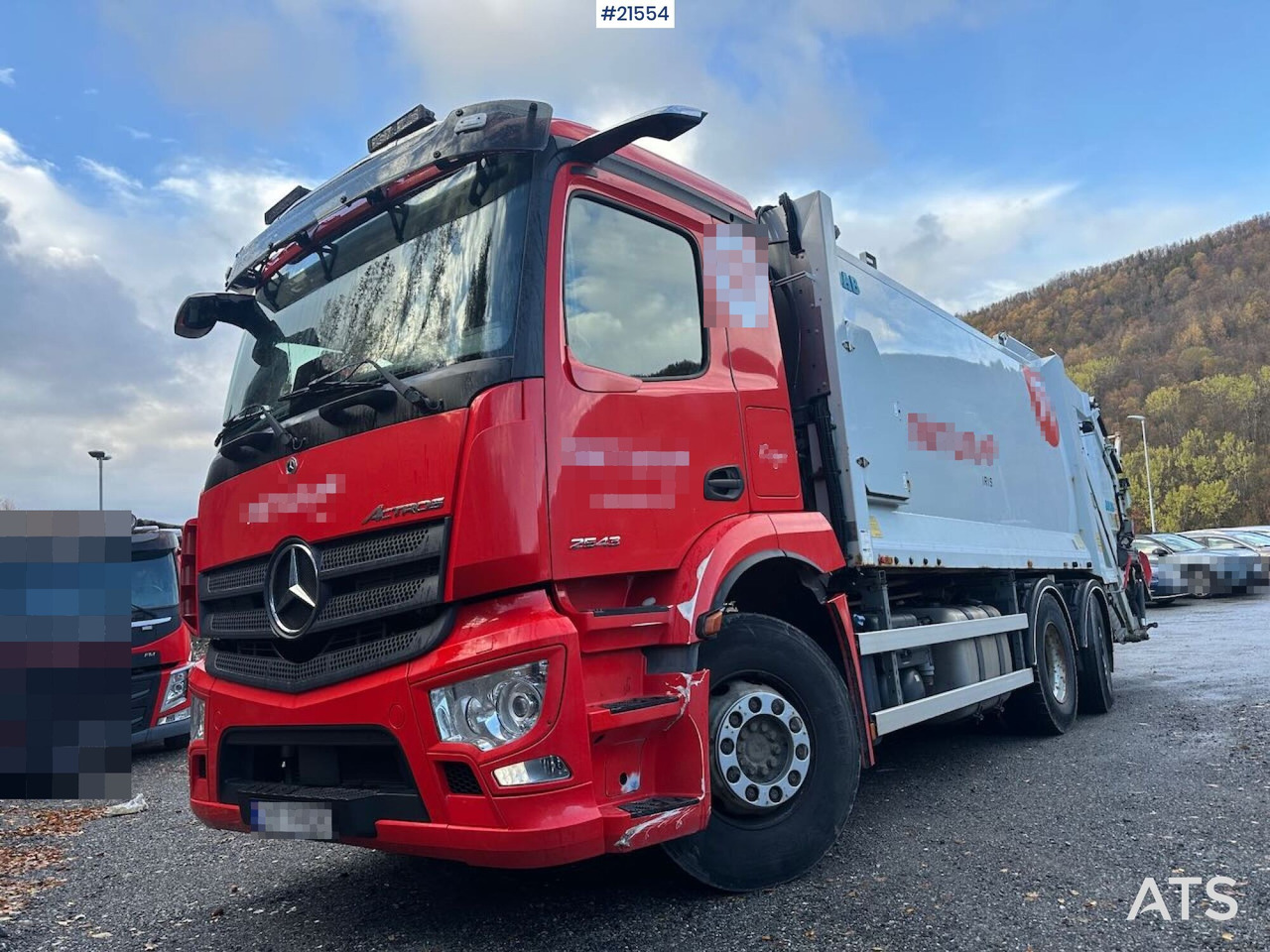 Mercedes Actros 2543 6x2 2 – kammers komprimatorbil m/ 2020 JOAB Anaconda twin påbygg - Garbage truck: picture 3 Mercedes Actros 2543 6x2 2 – kammers komprimatorbil m/ 2020 JOAB Anaconda twin påbygg - Garbage truck: picture 3