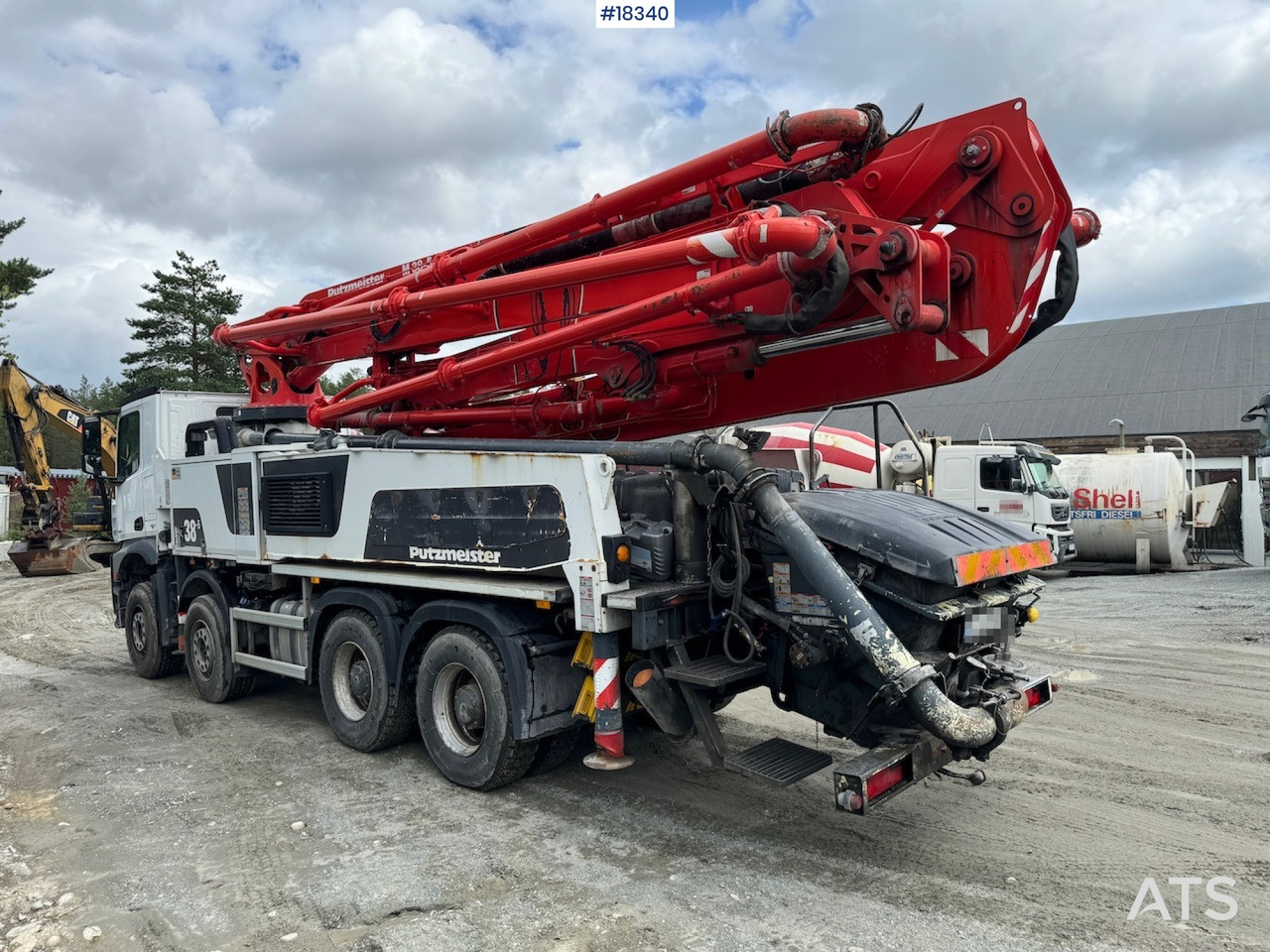 Mercedes Arocs - Concrete pump truck: picture 5 Mercedes Arocs - Concrete pump truck: picture 5