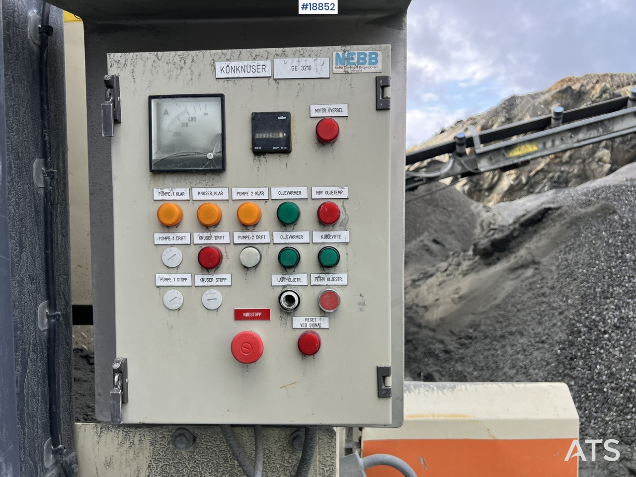 Mobile crusher Metso Lokotrack LT220D Finknuser m/ sikt, matekasse og transportbånd: picture 30