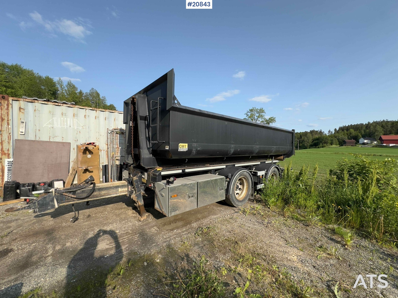 NOR SLEP 2 akslet krokhenger med tipp - Roll-off/ Skip trailer: picture 1 NOR SLEP 2 akslet krokhenger med tipp - Roll-off/ Skip trailer: picture 1