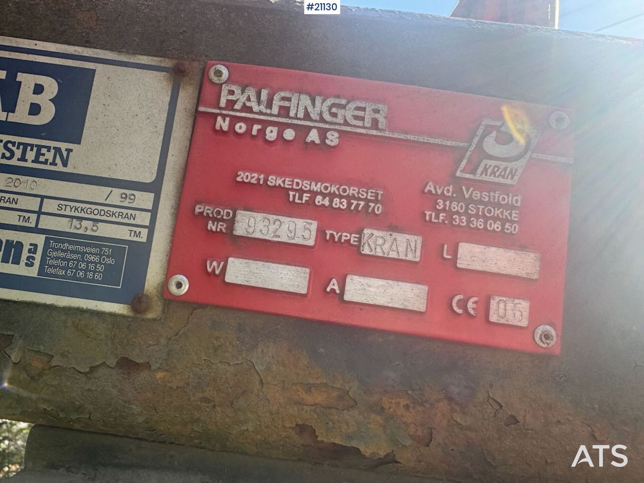 Loader crane for Truck Palfinger PK 13000: picture 19 Loader crane for Truck Palfinger PK 13000: picture 19