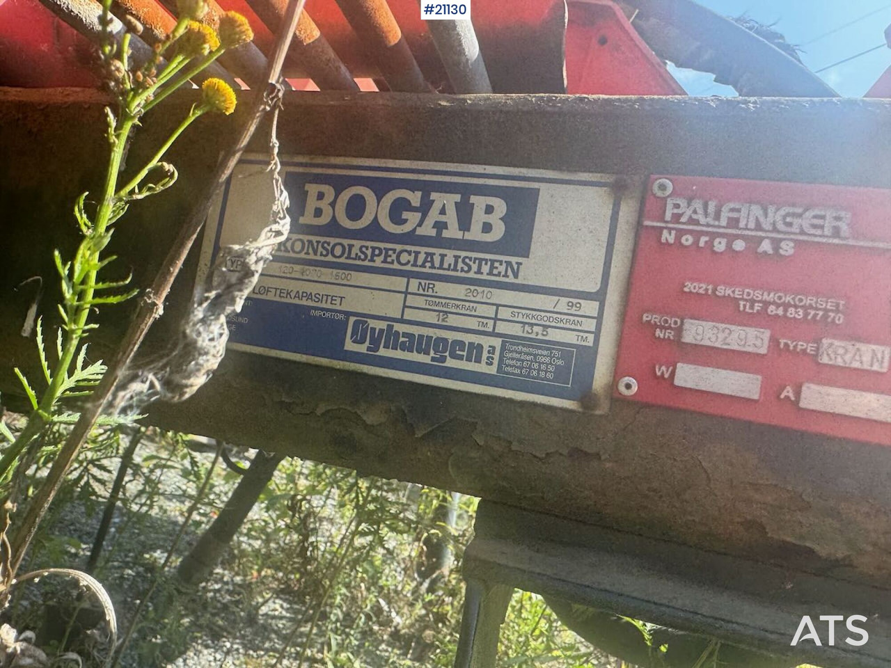 Loader crane for Truck Palfinger PK 13000: picture 18 Loader crane for Truck Palfinger PK 13000: picture 18