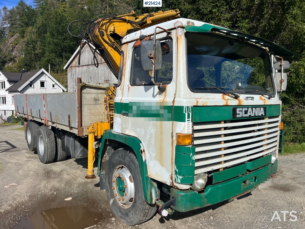Scania LB 81 - Crane truck: picture 2 Scania LB 81 - Crane truck: picture 2