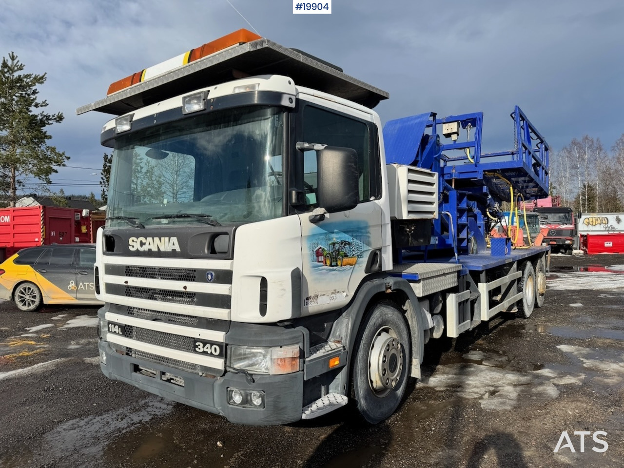 Scania P114 - Truck mounted aerial platform: picture 1 Scania P114 - Truck mounted aerial platform: picture 1