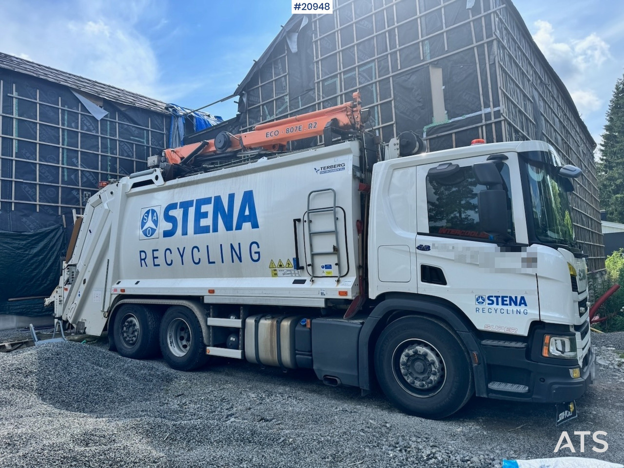 Scania P410 - Garbage truck: picture 2 Scania P410 - Garbage truck: picture 2