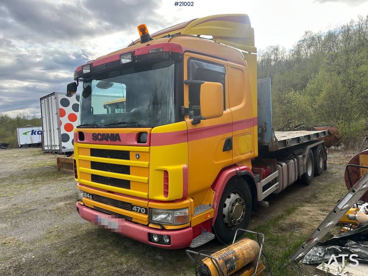 Scania R124 - Hook lift truck: picture 4 Scania R124 - Hook lift truck: picture 4
