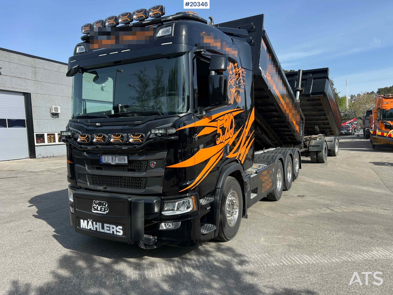 Scania R590 - Hook lift truck: picture 2 Scania R590 - Hook lift truck: picture 2