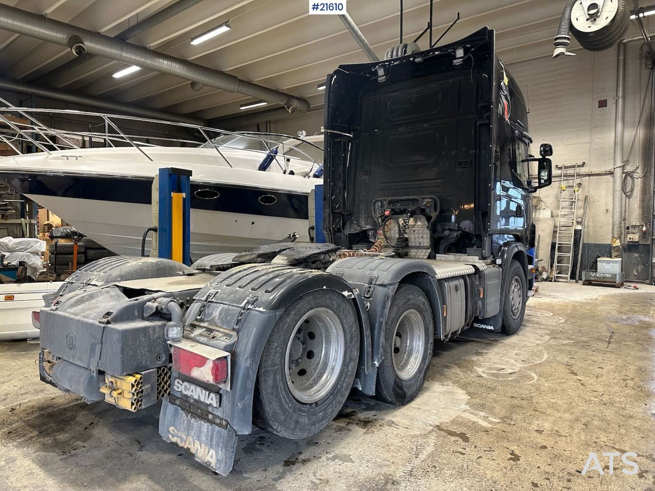 Scania R620 6x2 trekkvogn m/ tipphydraulikk og opplegg for asfaltpåbygg. Clutch byttet i juni. SE VIDEO. - Tractor unit: picture 4 Scania R620 6x2 trekkvogn m/ tipphydraulikk og opplegg for asfaltpåbygg. Clutch byttet i juni. SE VIDEO. - Tractor unit: picture 4