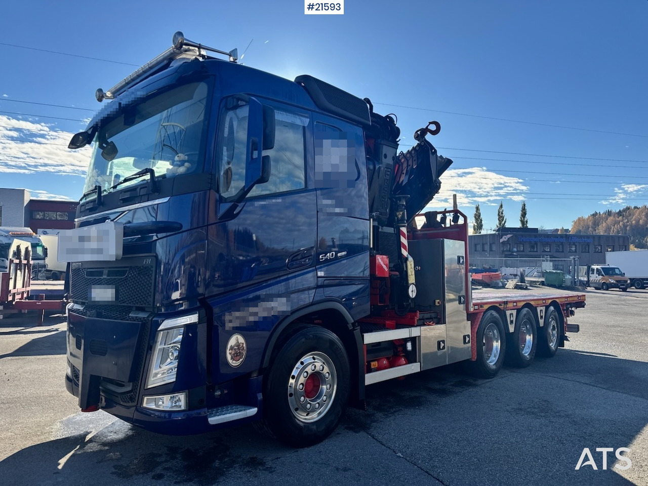 Crane truck Volvo FH540 Kombibil m/ 54 t/m Fassi kran m/ Jibb og Vinsj: picture 12 Crane truck Volvo FH540 Kombibil m/ 54 t/m Fassi kran m/ Jibb og Vinsj: picture 12