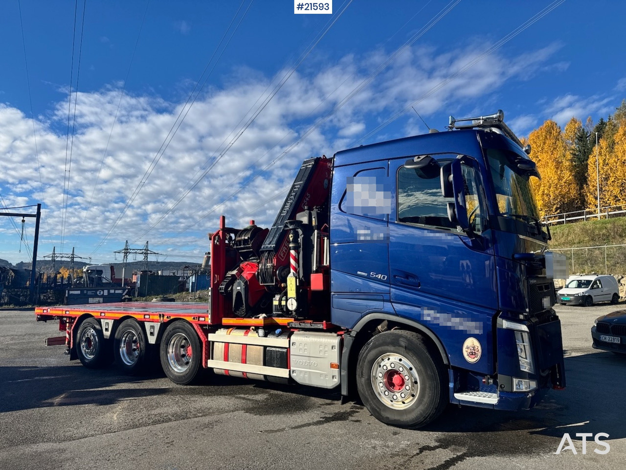 Crane truck Volvo FH540 Kombibil m/ 54 t/m Fassi kran m/ Jibb og Vinsj: picture 17 Crane truck Volvo FH540 Kombibil m/ 54 t/m Fassi kran m/ Jibb og Vinsj: picture 17