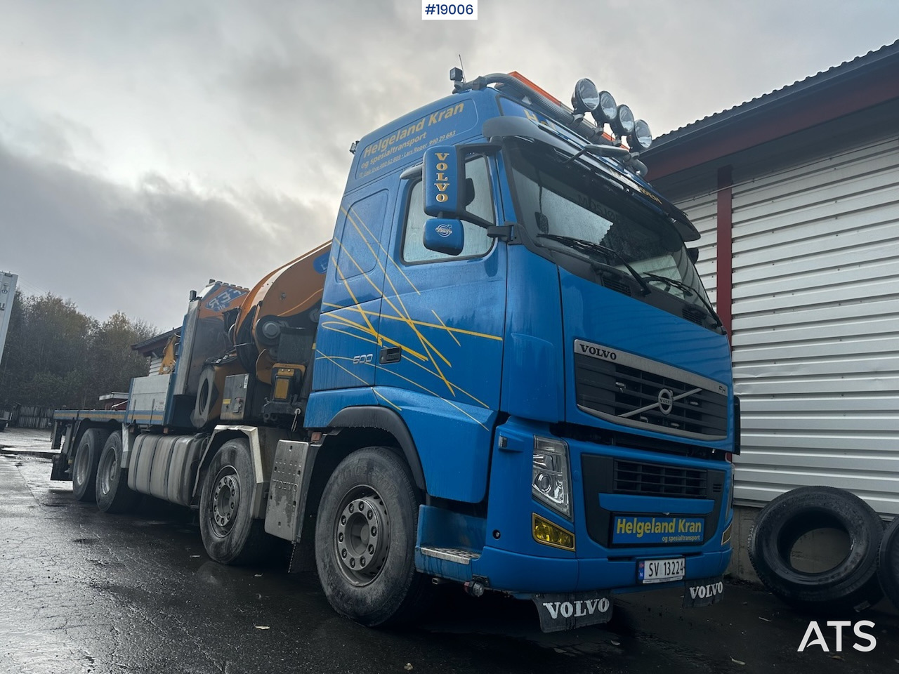 Volvo FM 500 - Crane truck, Dropside/ Flatbed truck: picture 1 Volvo FM 500 - Crane truck, Dropside/ Flatbed truck: picture 1