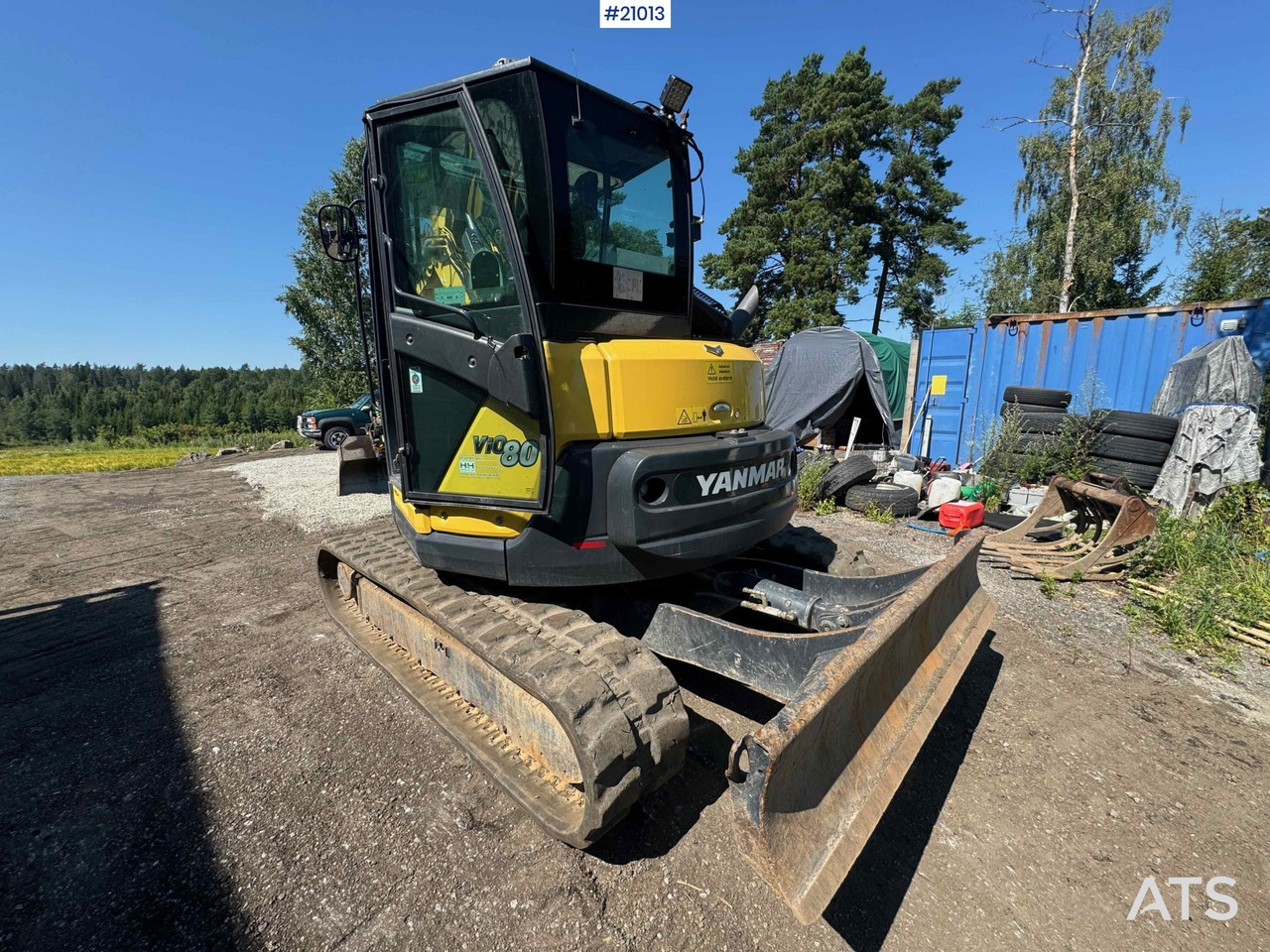 Crawler excavator Yanmar VI080-1a: picture 8