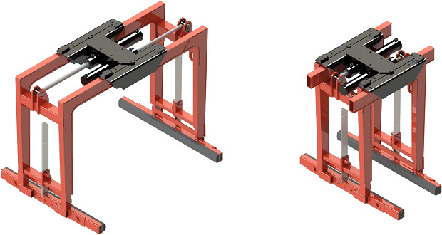 Brick stack grapple PL-02 - Clamp for Loader crane: picture 1 Brick stack grapple PL-02 - Clamp for Loader crane: picture 1