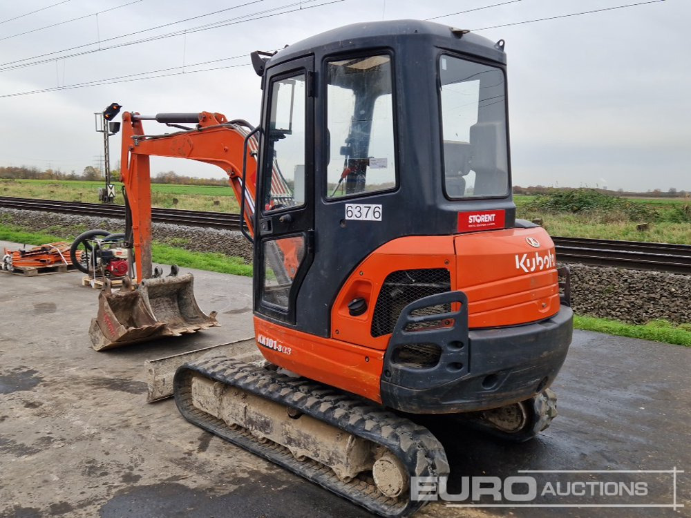 2014 Kubota KX101-3 A3 - Mini excavator: picture 3 2014 Kubota KX101-3 A3 - Mini excavator: picture 3