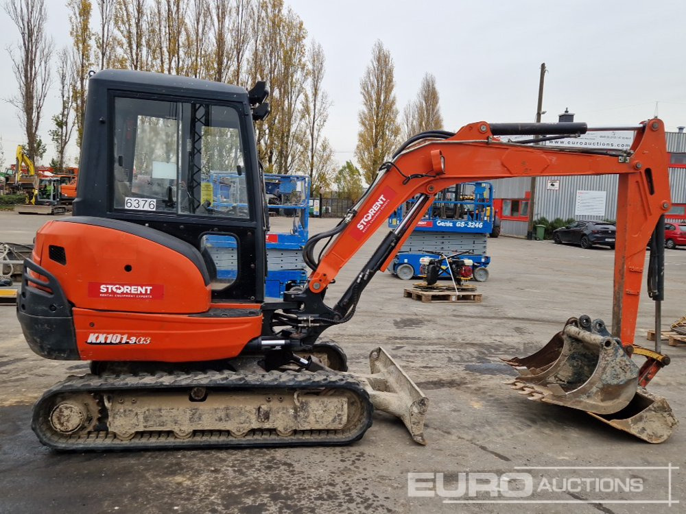 2014 Kubota KX101-3 A3 - Mini excavator: picture 5 2014 Kubota KX101-3 A3 - Mini excavator: picture 5