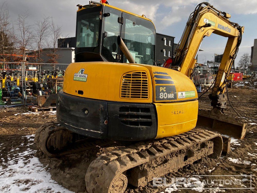 2015 Komatsu PC80MR-3 - Mini excavator: picture 3 2015 Komatsu PC80MR-3 - Mini excavator: picture 3