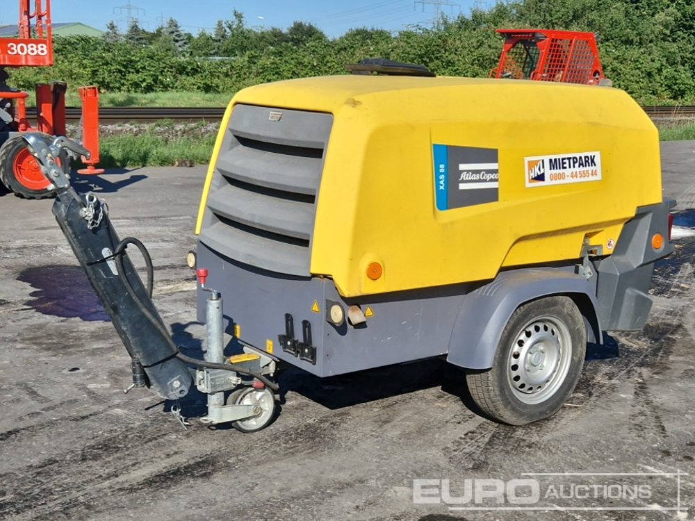 2018 Atlas Copco XAS88 180CFM - Air compressor: picture 1 2018 Atlas Copco XAS88 180CFM - Air compressor: picture 1