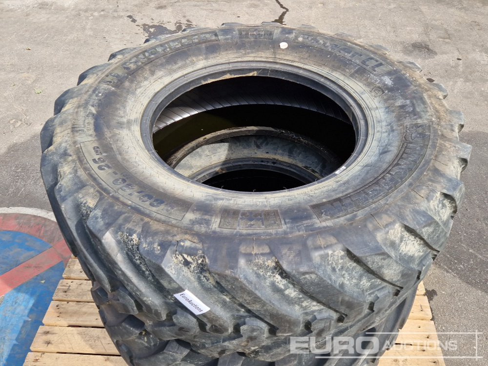 Michelin 480/80R26 Tyres (2 of) - Tire: picture 4 Michelin 480/80R26 Tyres (2 of) - Tire: picture 4