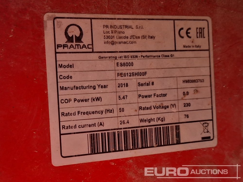 Generator set Pramac ES8000: picture 9