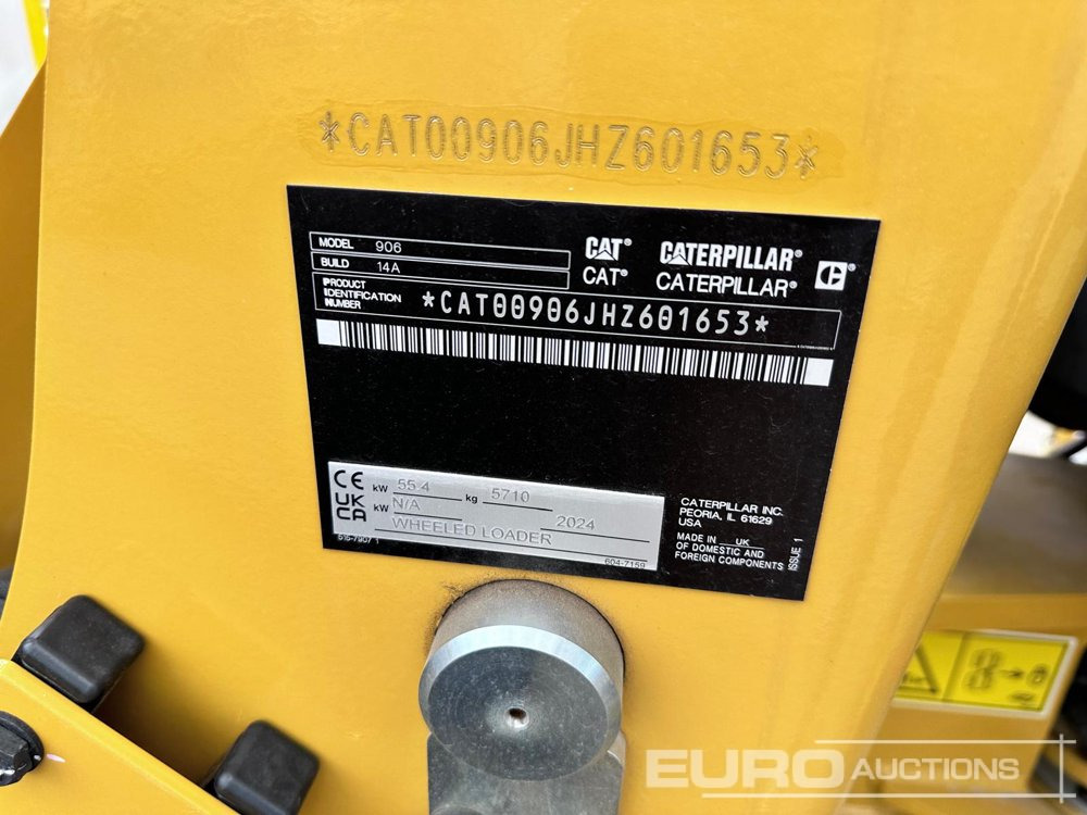 Unused 2024 CAT 906 - Wheel loader: picture 2 Unused 2024 CAT 906 - Wheel loader: picture 2