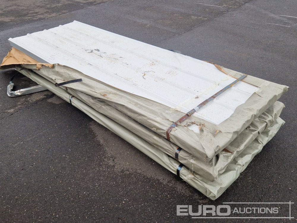 Unused 2025 Galvalume Steel Siding Roofing Sheets (300 of) - Construction container: picture 1 Unused 2025 Galvalume Steel Siding Roofing Sheets (300 of) - Construction container: picture 1