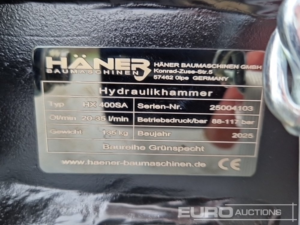 Hydraulic hammer Unused 2025 Häner HX400SA: picture 7