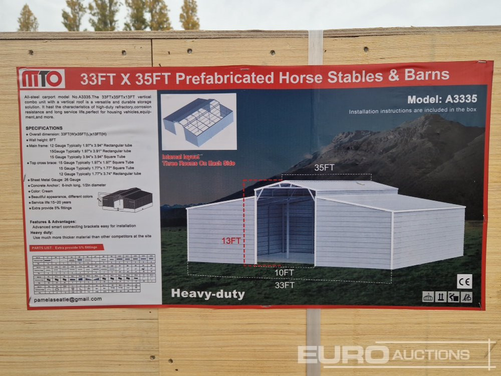 Unused 2025 MTO A3335 - Construction container: picture 3 Unused 2025 MTO A3335 - Construction container: picture 3