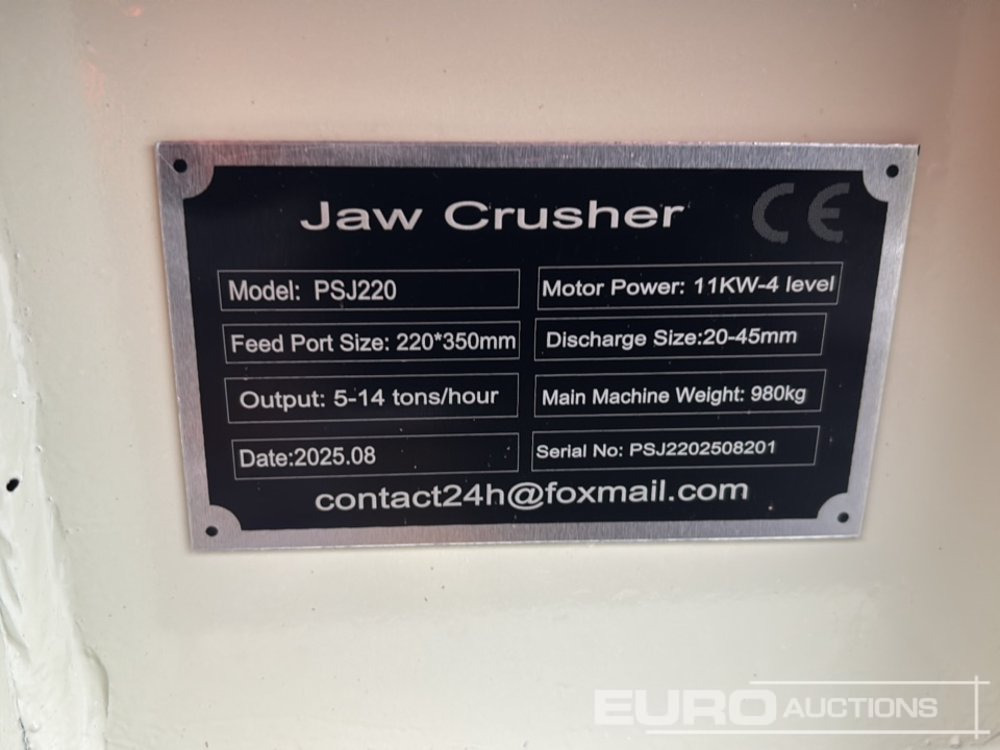 Crusher Unused 2025 SKLP SK-PSJ220: picture 19
