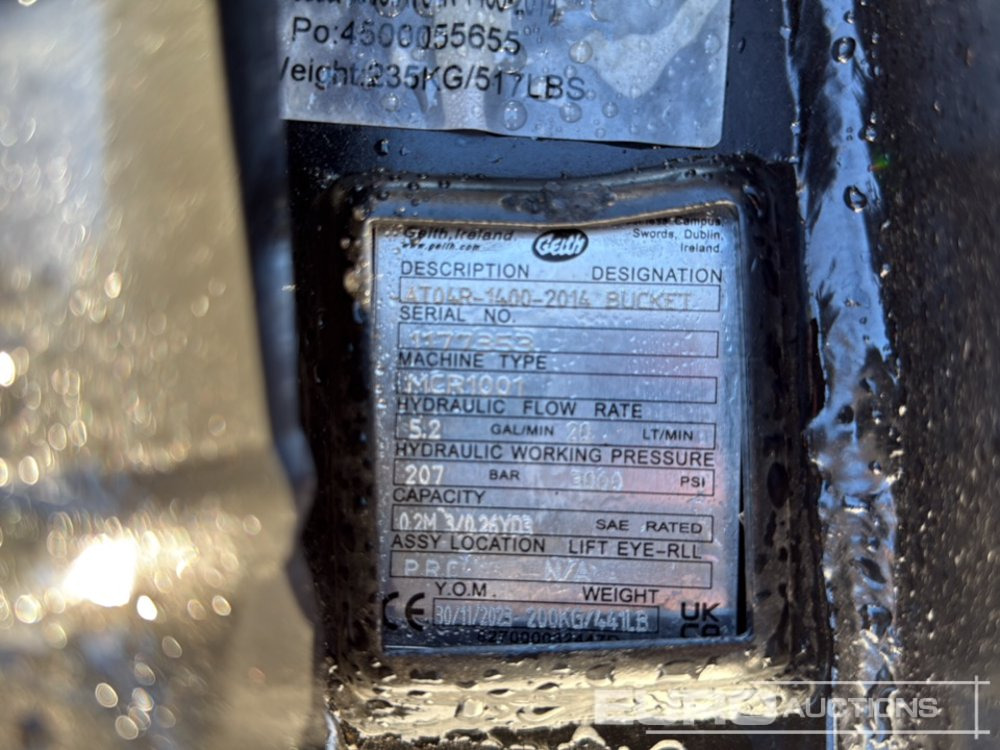 2023 Geith AT04R-1400-2014 - Bucket: picture 5 2023 Geith AT04R-1400-2014 - Bucket: picture 5